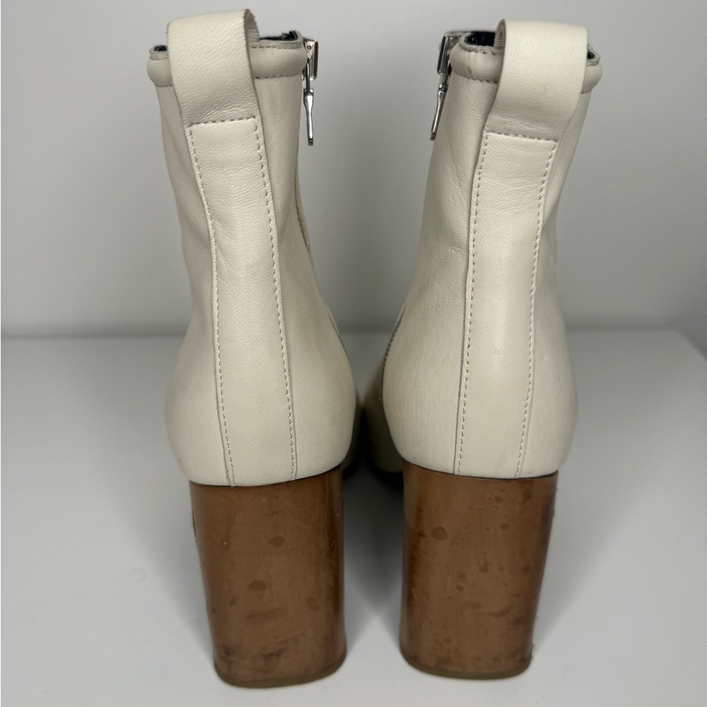Rag & Bone Ivory "Elis" Boots Sz 38.5 - Picture 3 of 6